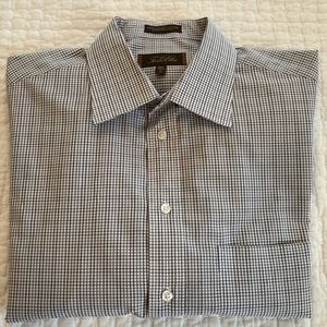 TASSO ELBA Classy Like New Men’s Dress Shirt Sz L